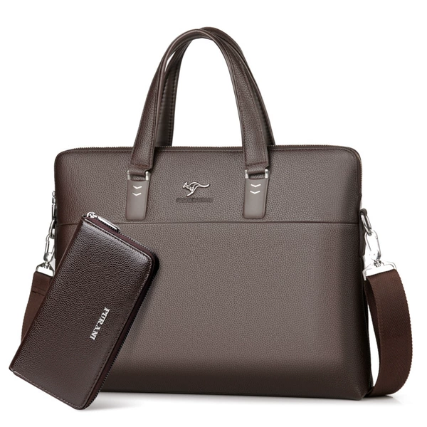 Brown hand loop bag