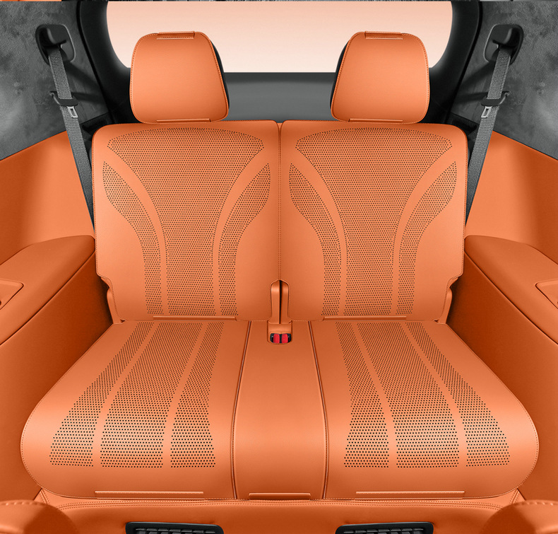 Qianjie M8 Special Cowhide Car Seat Cushion Half-Pack Breathable Seat Cover Ventilated Saddle Pad Four-Season Universal Seat Cover