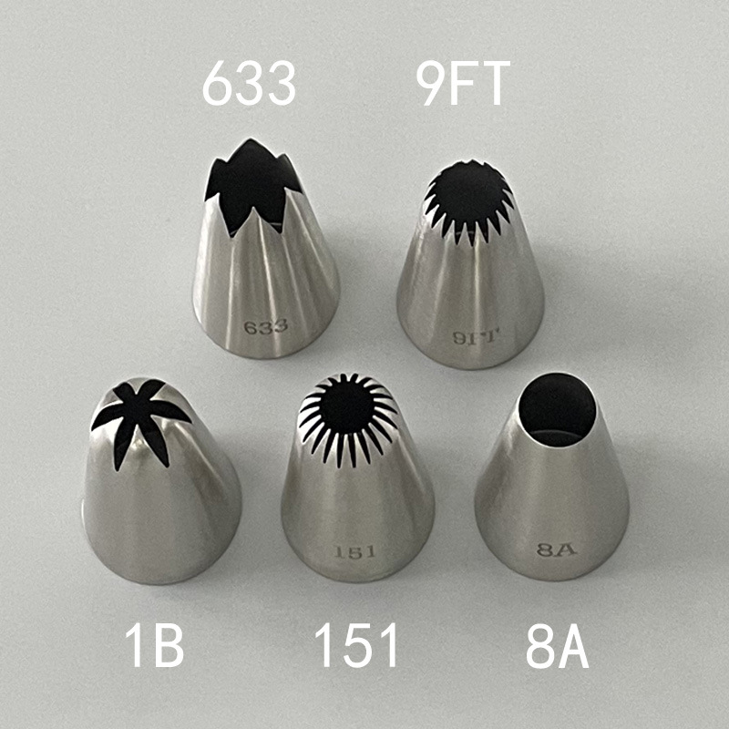 Boquilla grande para decoración de pasteles de 30 mm, herramienta para hornear pasteles, boquilla decoradora de acero inoxidable 304, herramienta para decorar, molde para pasteles
