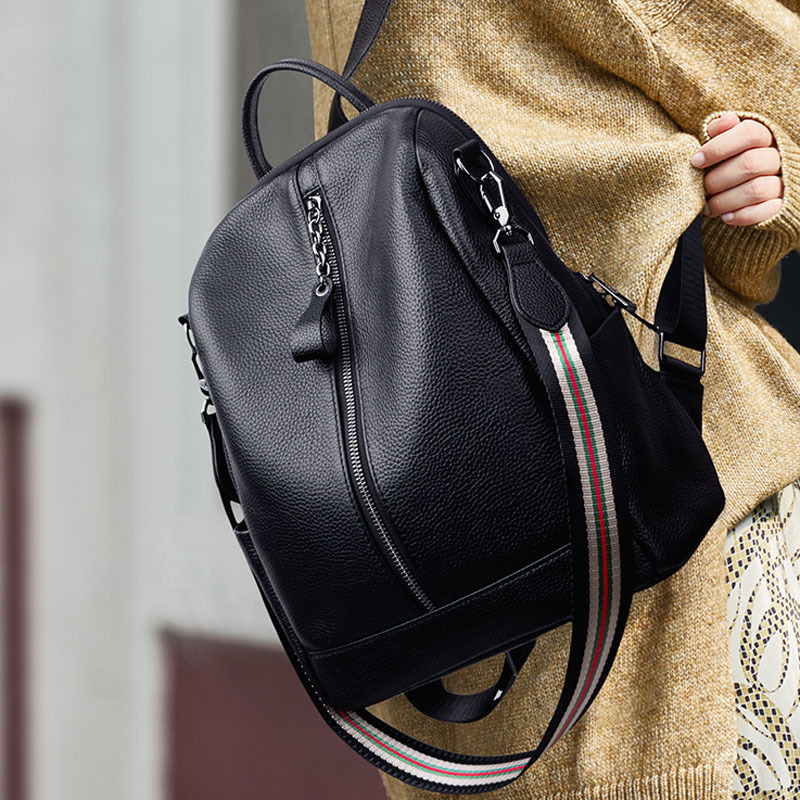 2025 New Top Layer Cowhide Genuine Leather Anti-theft Women's Backpack Large Capacity Korean Style Fashionable Backpack for Commuter Women 2025 New Top Layer Cowhide Genuine Leather Anti-theft Women's Backpack Large Capacity Korean Style Fashionable Backpack for Commuter Women