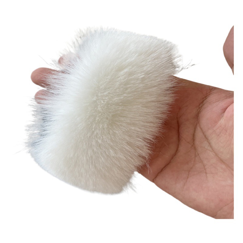 Venta al por mayor imitación de piel de conejo Rex tira de Navidad capa decorativa DIY accesorios blancos piel de conejo artificial cheongsam cuff felpa borde