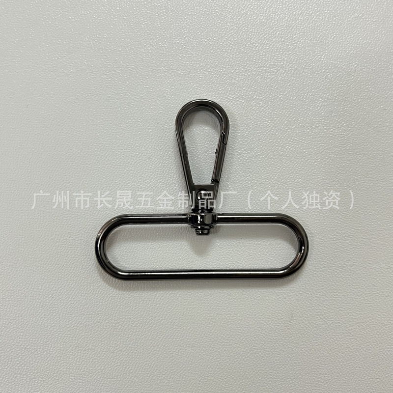 男性と女性のための卸売バッグ、金属回転フック、高級電気メッキウェビングフックバックル、バッグショルダーストラップ、2プレートバックル|undefined