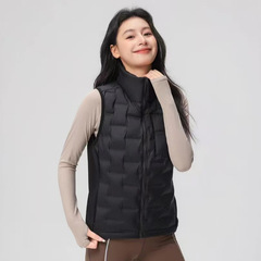 秋冬季轻薄羽绒马甲女2025新款立领休闲百搭大衣内胆背心马夹外套