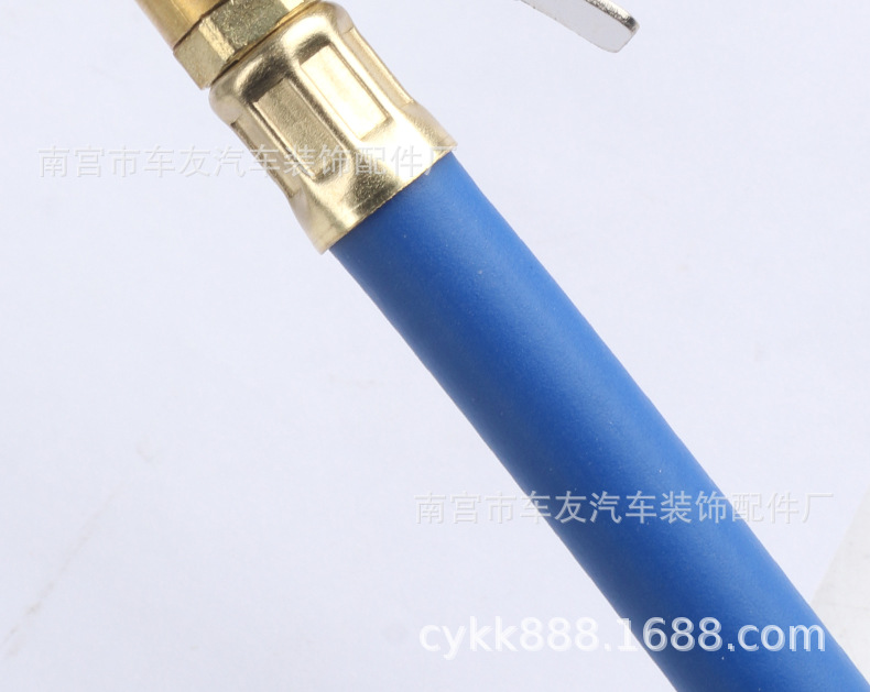 High-precision tire pressure gauge air pressure strap inflatable car tire pressure monitor oil-immersed tire pressure gauge aerated air gun