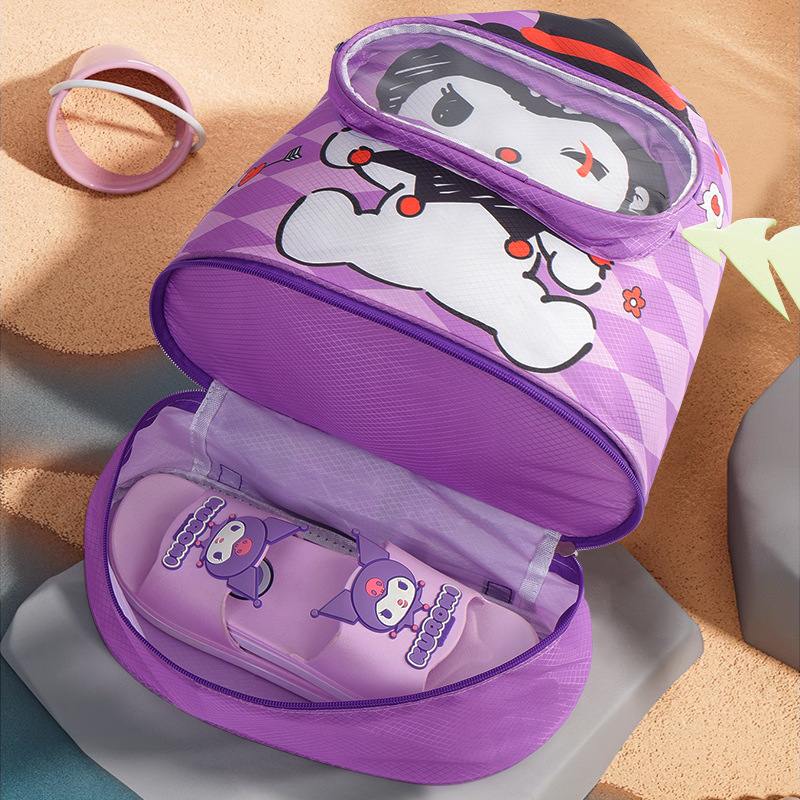 Mochila de baño de separación seca y húmeda para niños, mochila portátil para niños y niñas, mochila encantadora para viajar y jugar en la playa de agua