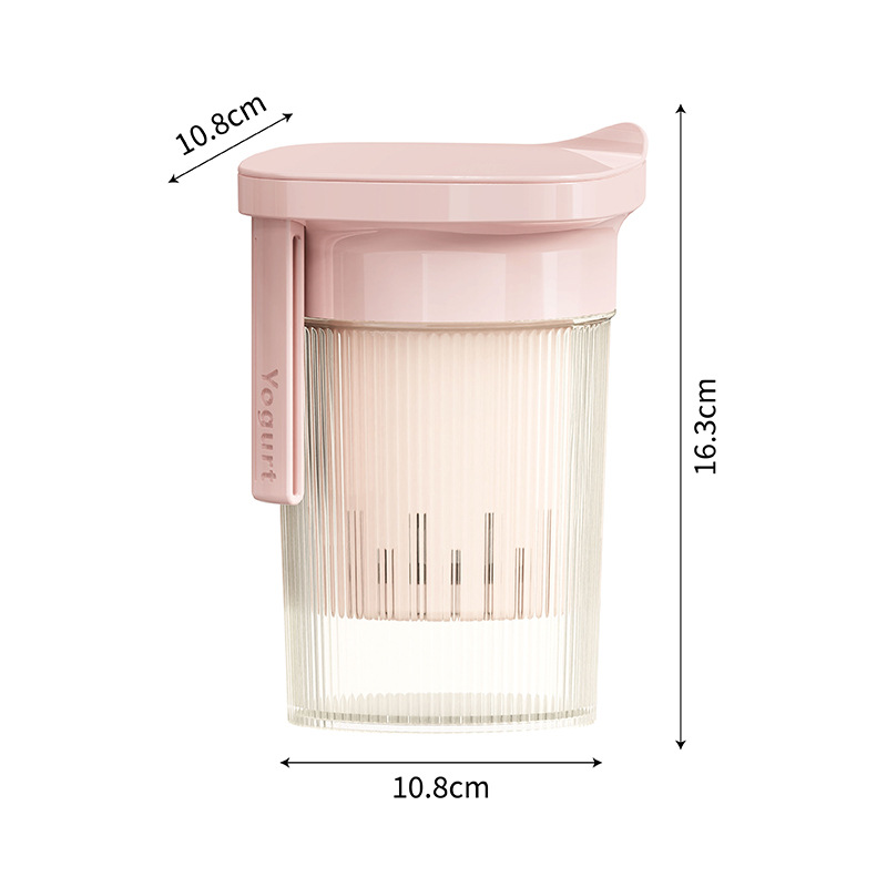 Filtro de yogur doméstico, separador de suero multifuncional, filtro de máquina de yogur viejo casero tipo prensa refrigerada