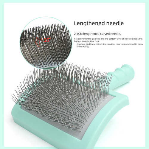 Pet comb, cat and dog comb, pet brush, pet de-shedding comb, pet hair comb, pet hair brush