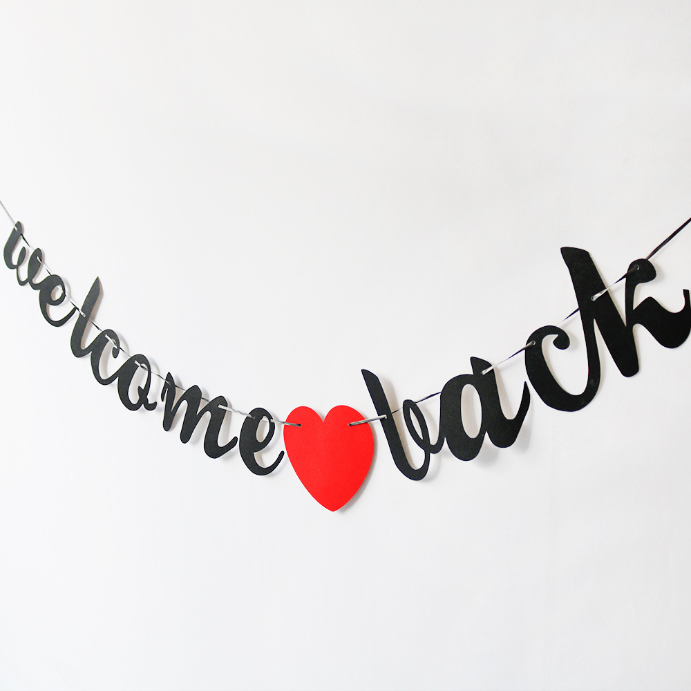 连体welcome back拉旗右侧
