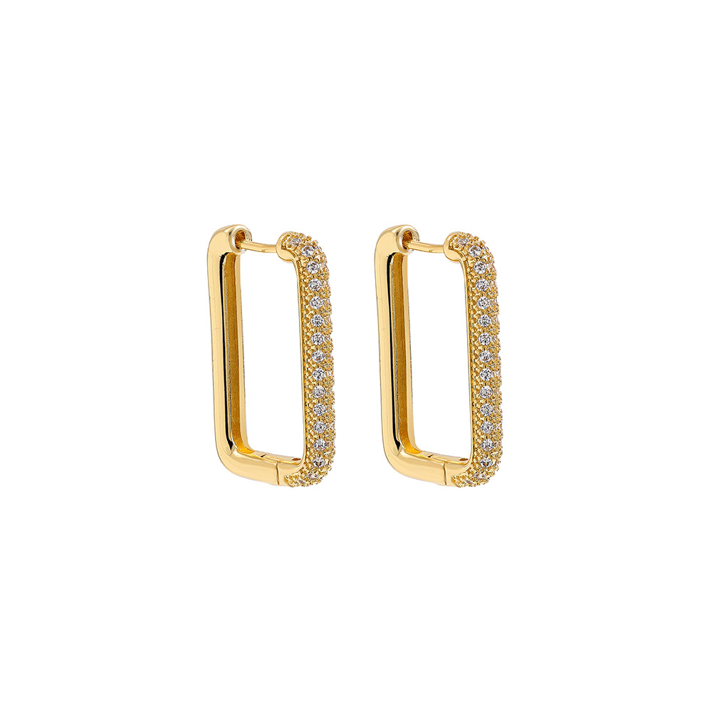 Wholesale Korean Geometric Square Alloy Earrings display picture 6