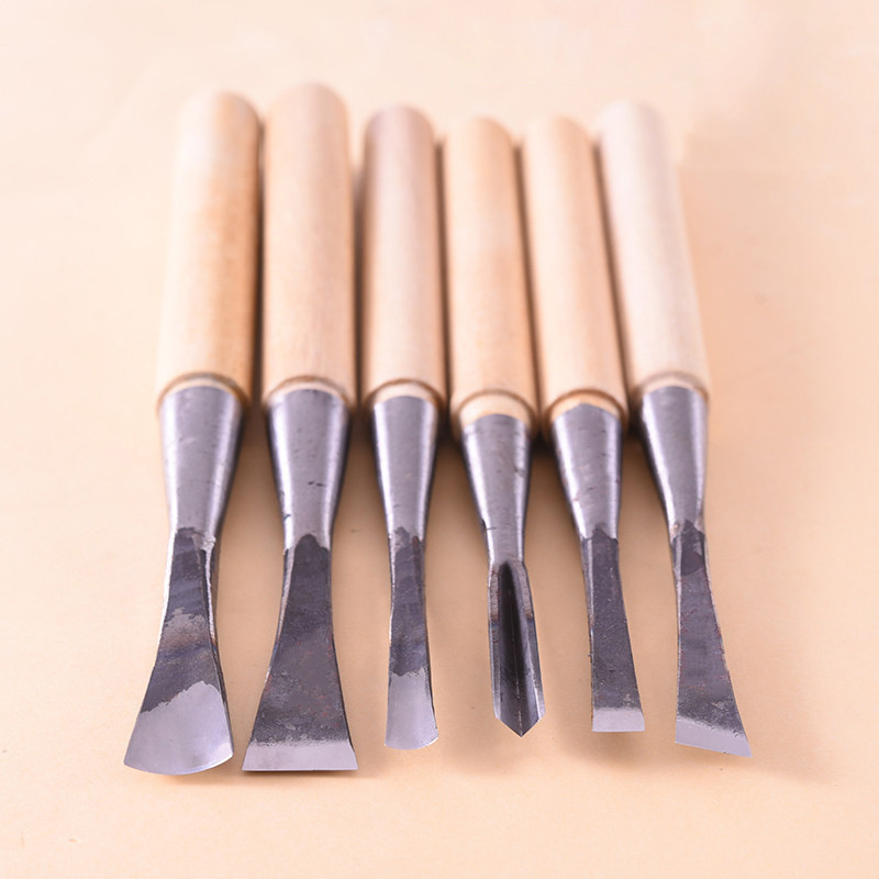 Cuchillos de Talla para Madera Set de 6 Piezas para Carpintería