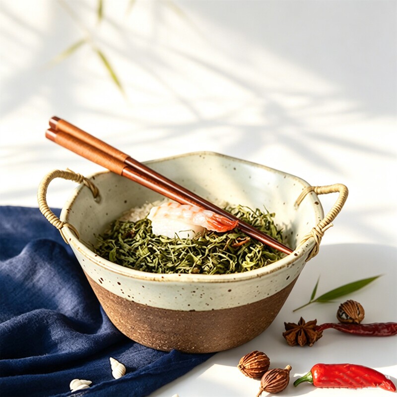 Handmade Stoneware Tableware, Retro Bowls, Pots and Plates, Household Fruit and Vegetable Plates, Simple and Creative Ceramics, Japanese-Style Retro Tableware