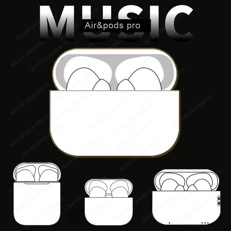 华强北air五代pods pro2蓝牙耳机app杰里le全功能二三四代降噪anc