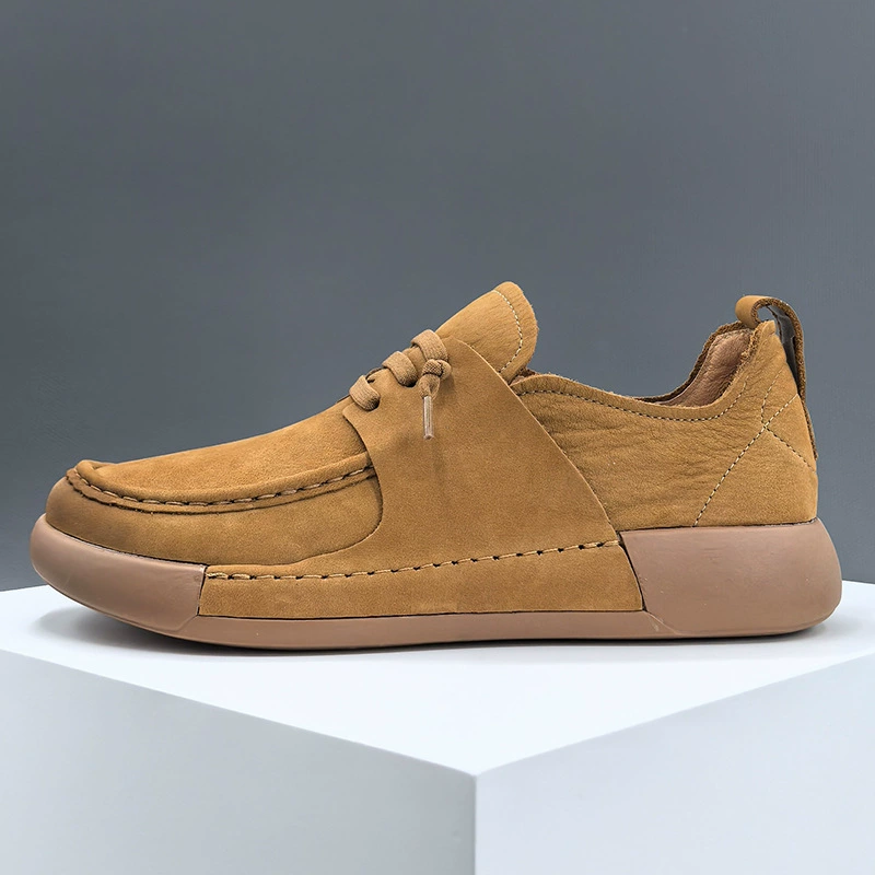 К sneakers стиль в корейском стиле из натуральной кожи, полуперчатые ботинки в демисезонной матовой отделке с европейским шиком