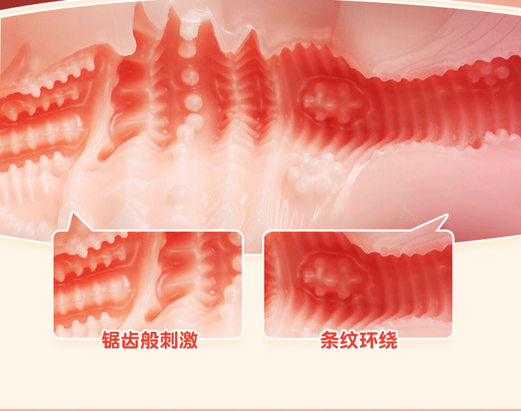 Jiuai Male Masturbator Half-Body TPE Stroker with Vagina and Buttocks, Manual Use — detail image 13