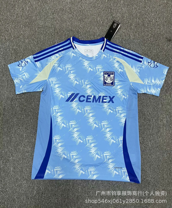 242526 ブルー クロス チャイナ アトラス タイガー アメリカ メキシコ モンテレー サッカー ジャージ|undefined