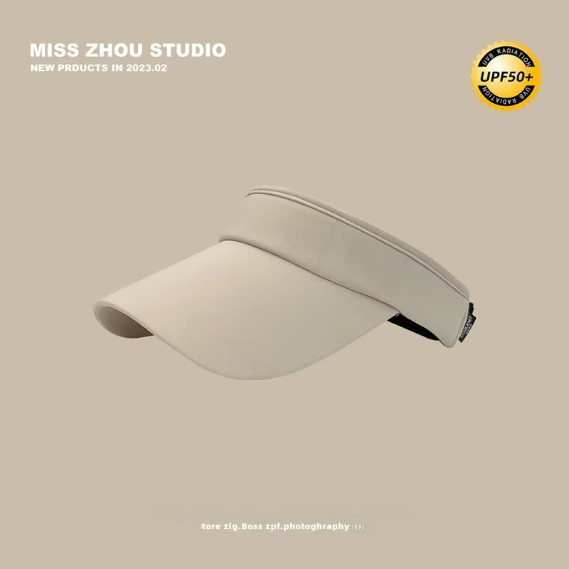 Sun Hat Men's Sunscreen Hat Empty Top Hat Breathable Ice Silk Sun Hat Sports Running Outdoor Hat Duck Tongue Empty Top Hat_voghion.com