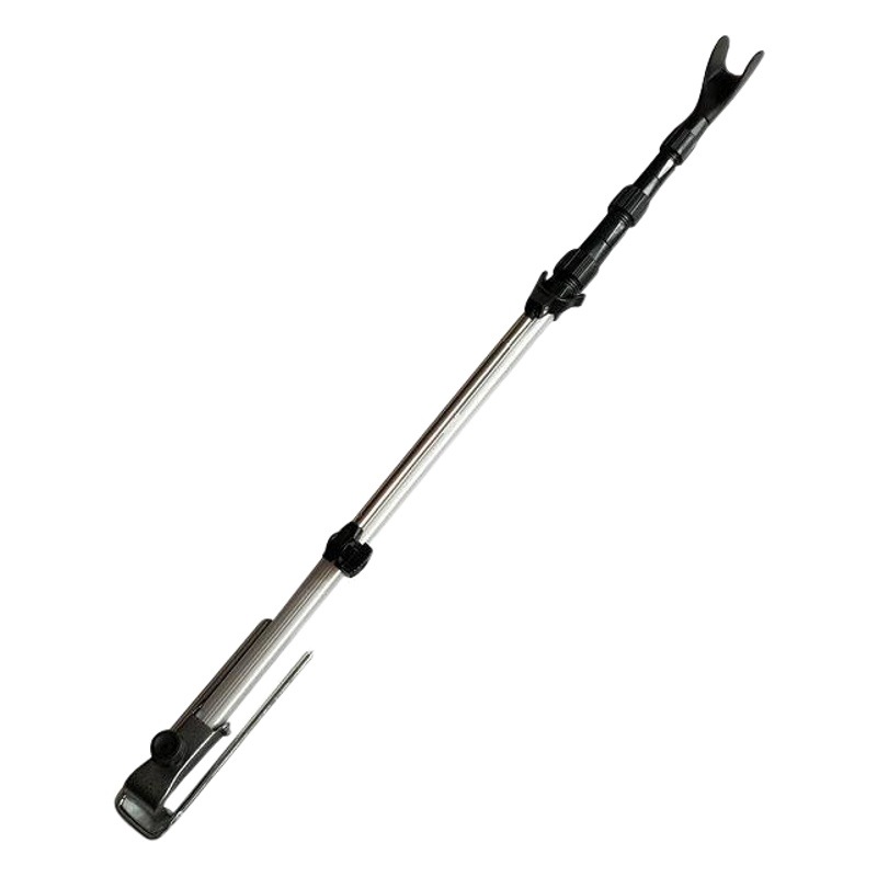 Factory wholesale aluminum battery fishing rod bracket fishing ground plug stainless steel fishing gear Rod rack supplies wholesale