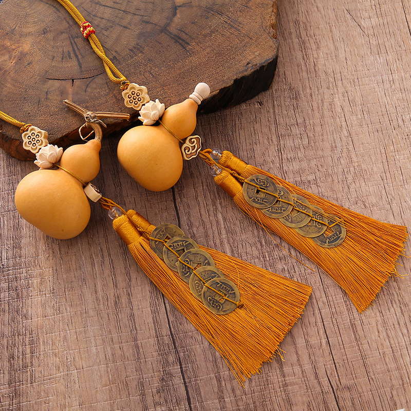 열린 입 1개 + 닫힌 입 1개 노란색 로프 스타일