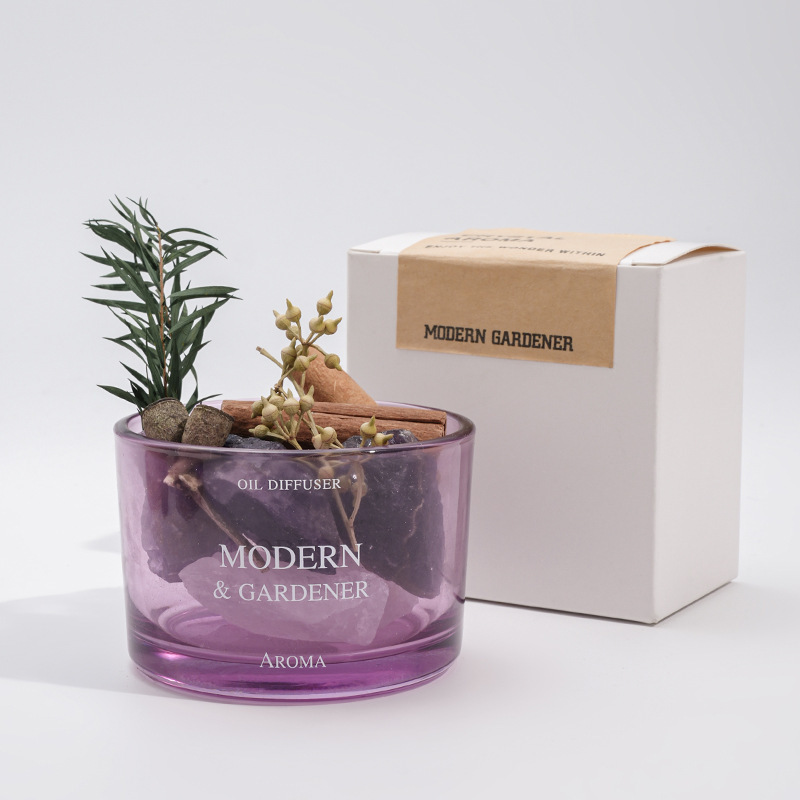 扩香石香薰晶石无火香薰精油家用卧室香氛摆件小众高级干花伴手礼|undefined