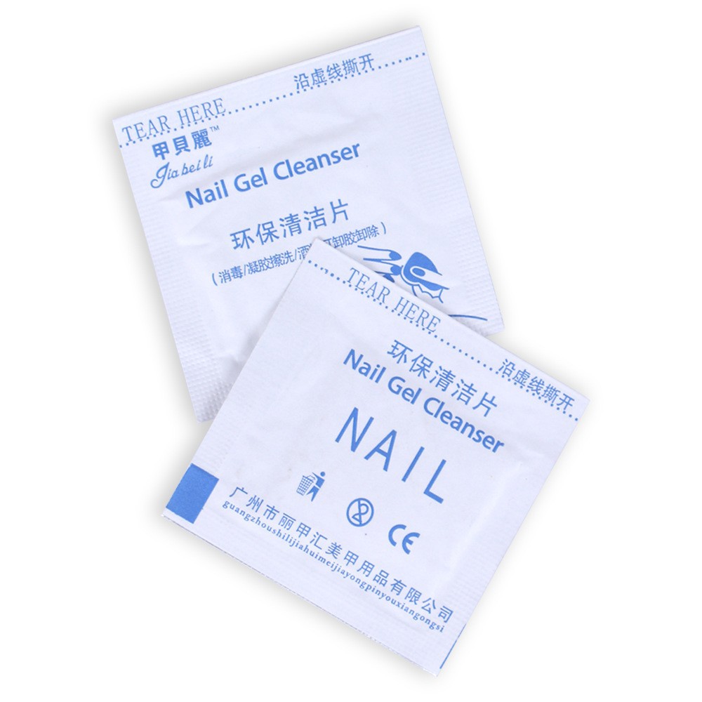 Kit de herramientas de uñas de 5 piezas, kit de herramientas de goma portátil de uñas de fricción de barras de algodón de alcohol, bolsa de eliminación de uñas