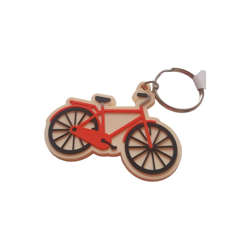 Wholesale Bicycle Beauty Pvc Soft Rubber Keychain Flat Printing Stereo Graphics Double-Sided Single-Sided Glue Lock Wholesale Bicycle Beauty Pvc Soft Rubber Keychain Flat Printing Stereo Graphics Double-Sided Single-Sided Glue Lock