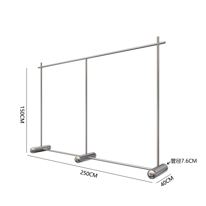 볼드 76 베이스 250*40*150cm 스테인레스 스틸