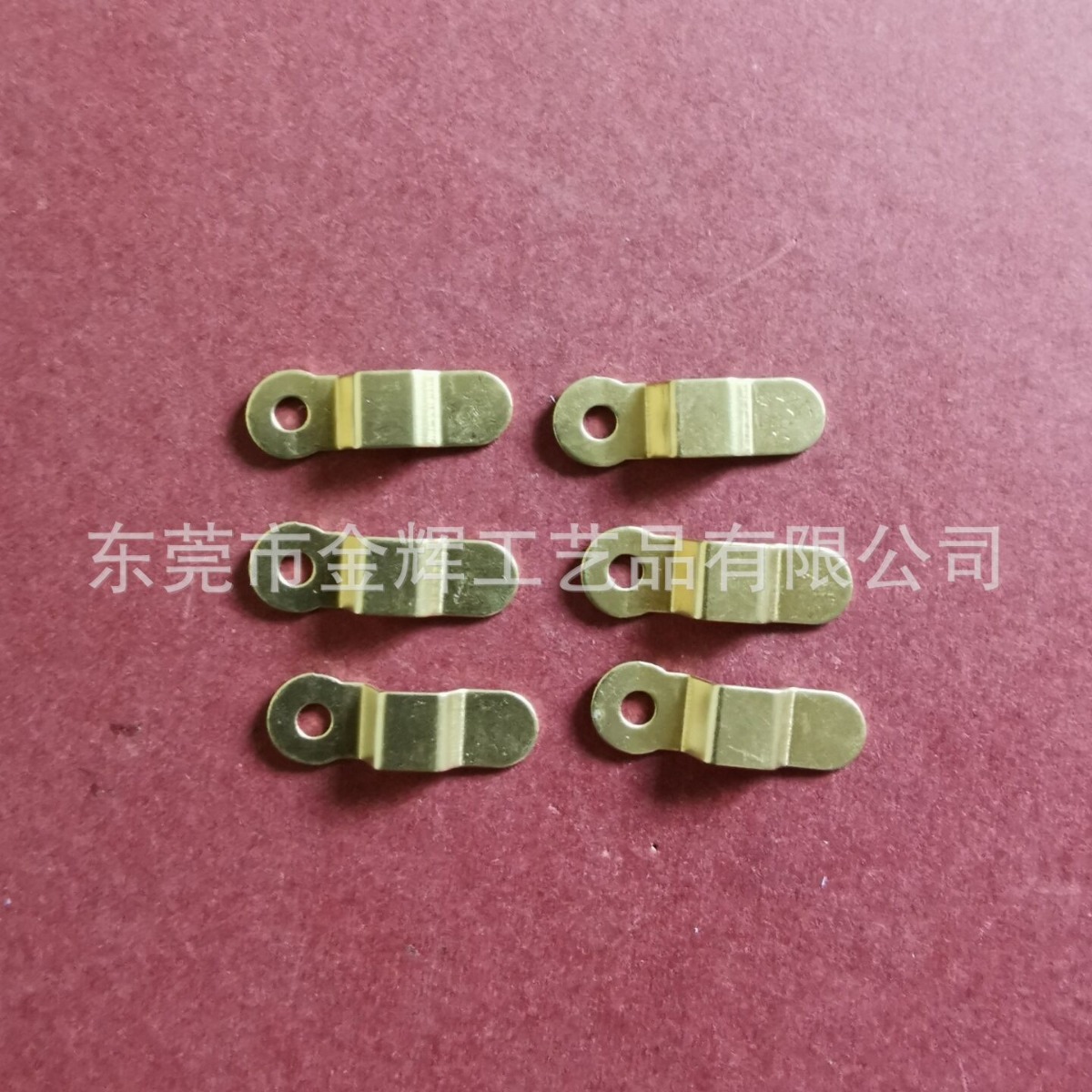 相框配件纯铜弓形扣　银色小葫芦压片，相框纯铜压片　铜弓形弹片