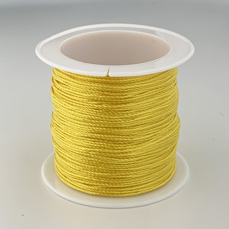 12 hilos de alambre trenzado hilo rojo hilo de color Morandi cuerda trenzada collar cuerda cuerda trenzada a mano material de bricolaje