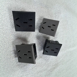 New National Standard Five-Hole Multi-Function Socket with Protective Safety Door Card-Type Female Ac Power Socket Five-Hole Socket