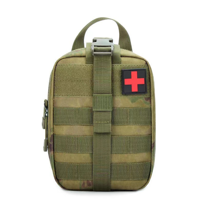 Paquete médico táctico para acampar, paquete de accesorios, bolsa de accesorios, bolsa de bolsillo táctica, bolsa multifunción de camuflaje, bolsa de salvavidas de montañismo al aire libre