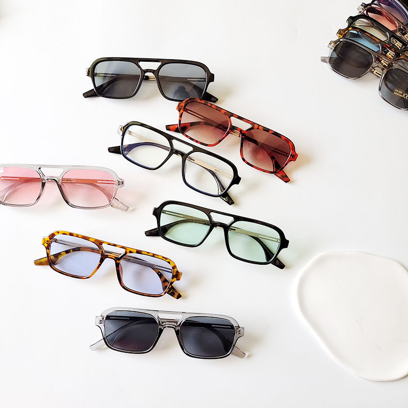 Full Frame Glasses Structure Retro Leopard UV400 Protection Resin Oval Frame Patchwork Full Frame Kids Sunglasses