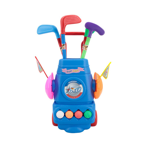Source manufacturer direct sales golf children's toys simulation ball bag putter toys LOGO cross-border hot sale wholesale