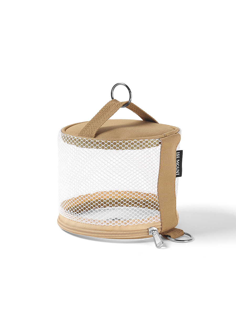 ISE MOUNT red al aire libre bolsillo rollo caja de pañuelos coche portátil camping colgando bolsa almacenamiento malla tubo papel