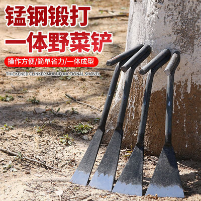 铲子一体成型锻打无焊接耐用挖笋挖野菜翻土除草小铲子家用农用