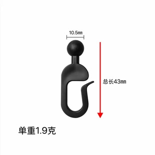 Specially Used for Roman Tent Awning Shed Curtain Gauze Transparent Curtain Plastic Hook Accessories