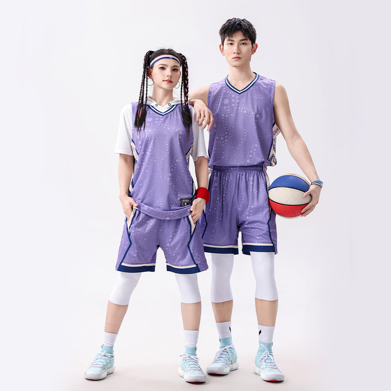バスケットボールユニフォームスーツメンズカスタムバスケットボール服夏の学生チームゲームトレーニングチームユニフォームアメリカンジャージカスタマイズ|undefined