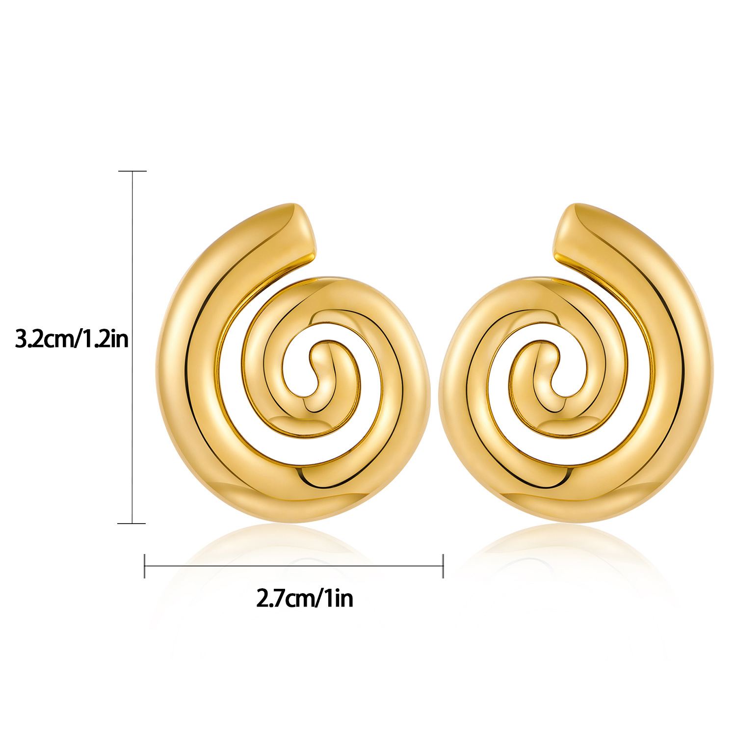 amazon-hot-sale-copper-plated-real-gold-rotating-circle-fashion-irregular-earrings-light-luxury-high-elegant-jewelry