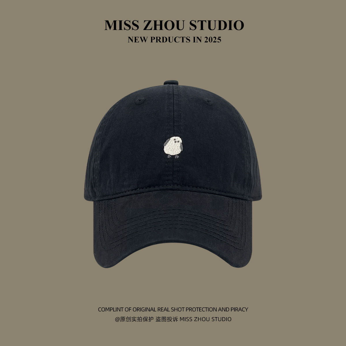 Aves casuales japonesas picadas gorras de lengua de verano mujeres parejas de estudiantes suaves mostrando la cara de una pequeña marea de sombrero de béisbol