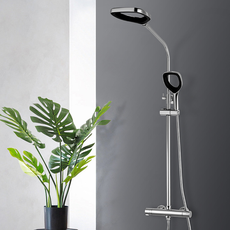 One-button constant temperature hollow design constant temperature shower suit