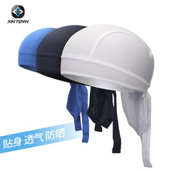 XINTOWN Riding Pirate Hat Quick-Dry Riding Cap Men's Helmet Liner Hat Pirate Bandana Sports Hat