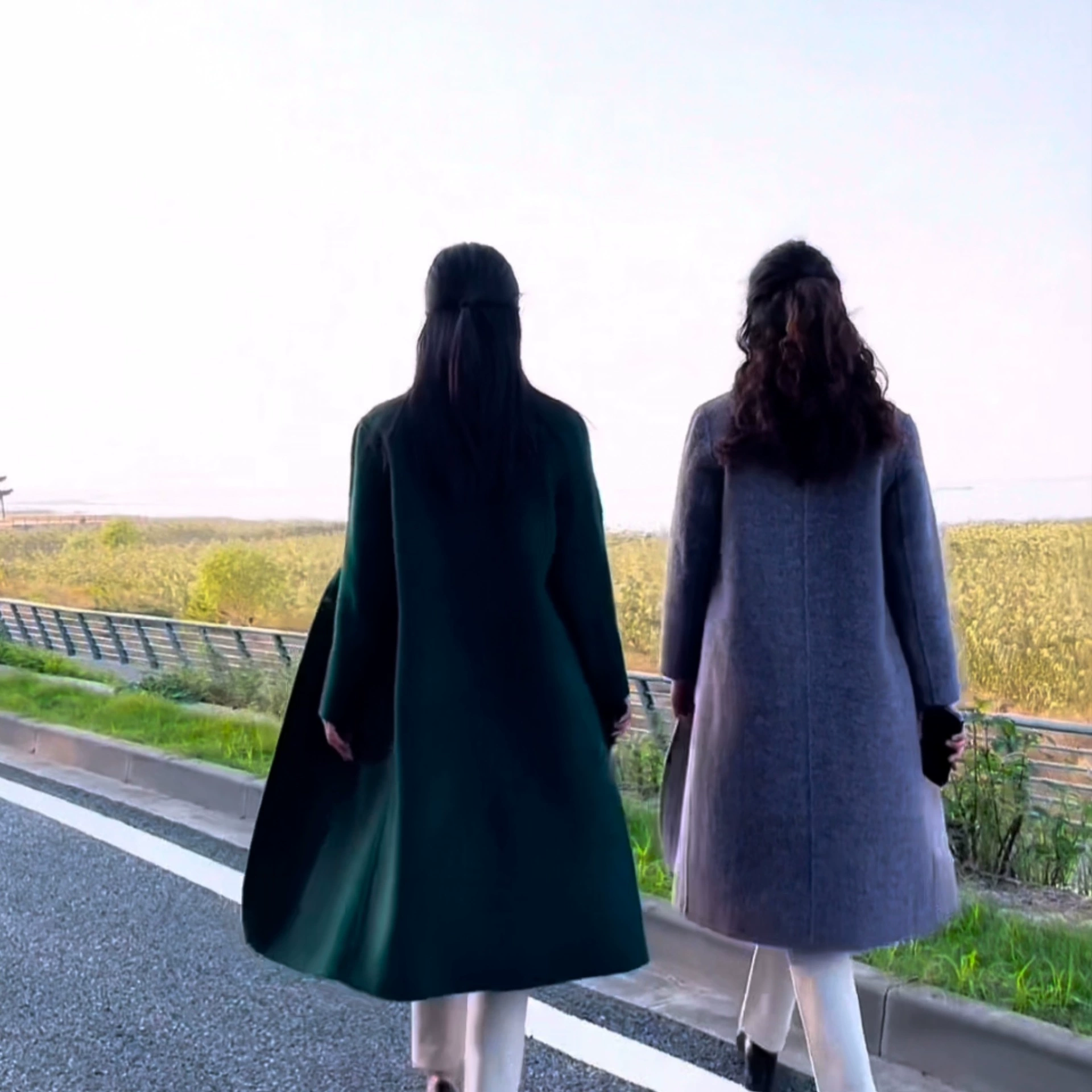 [Иностранный воздух, чтобы согреться] Новый двухсторонний шерстяной