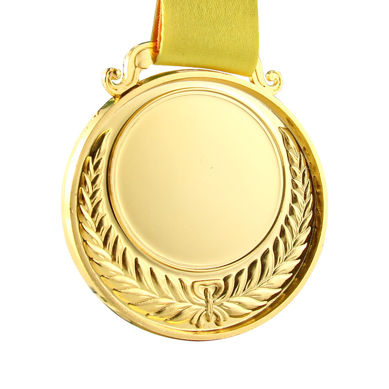 Medalla de metal Juegos Juegos Oro, plata y bronce Maratón conmemorativo Running Medalla de metal de trigo