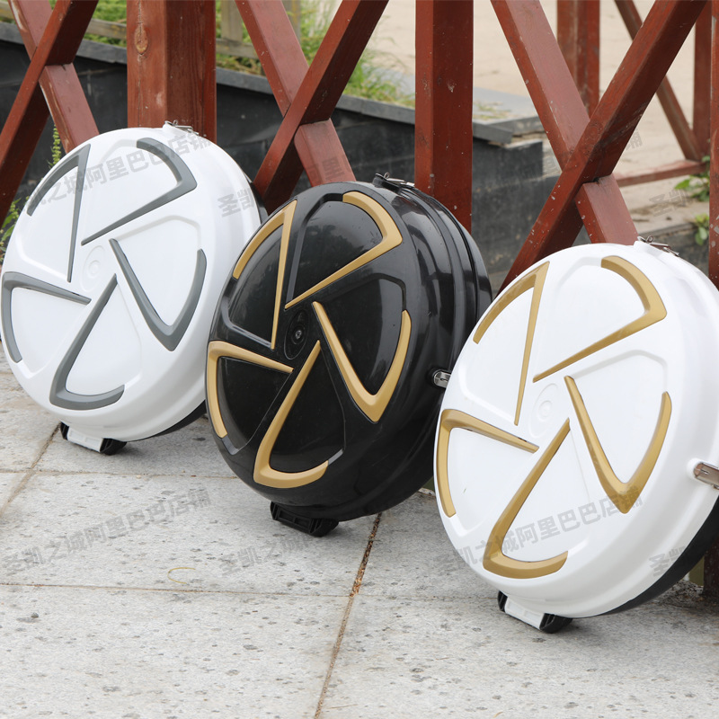 Electric Tricycle Spare Tire Cover, Four-Wheel Vehicle Spare Tire Cover, Caravan Closed Vehicle Rear Tire Shell, Electric Vehicle Accessories