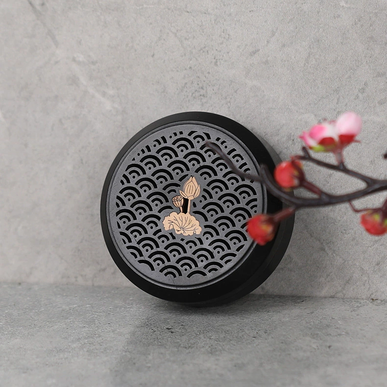 Hule ручной работы в японском стиле измененная ароматная коробка из черного дерева ароматная трубка ароматная бочка винтажная ароматная трубка деревянные поделки