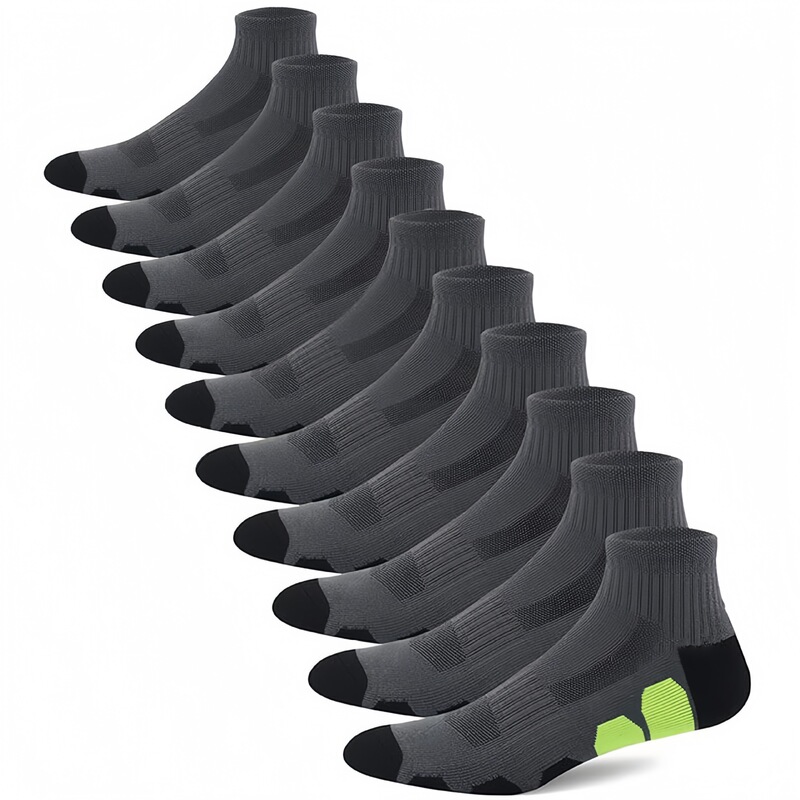 Tab Sports Socks Basketball Running Ankle Support Pad Towel Breathable High Performance Cotton Sports Men's Socks Sweat-Absorbent