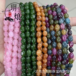 8-12mm������ɫ�̭t��������ʯɢ����DIY���Ʒ����ֱ�� �羳���l