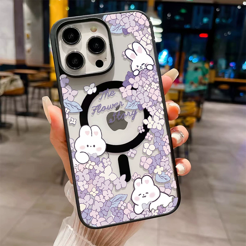 Заяц, совместимый чехол, милый чехол для iPhone 16, 13/14/15, 15 Pro Max