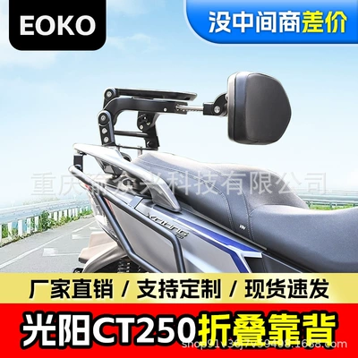 Kymco – Folding Backrest Driver Motorcycle tail