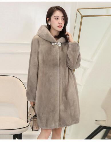 Fur Clasp Mink Fur Diamond Buttons Duck Bill Clasp Embellished Double Fasteners Fur Coat Collar Pin Children's Clothing Collar Extreme Kai