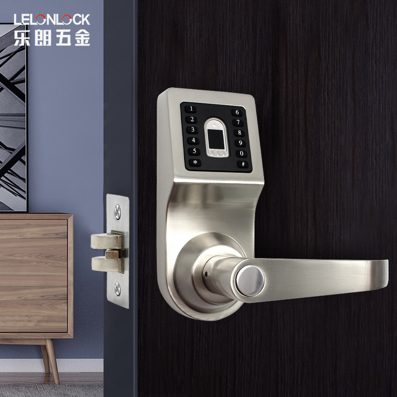 Comercio exterior al por mayor cerradura de contraseña electrónica inteligente puede reemplazar la cerradura esférica de la puerta interior del hotel de la oficina cerradura de la huella digital